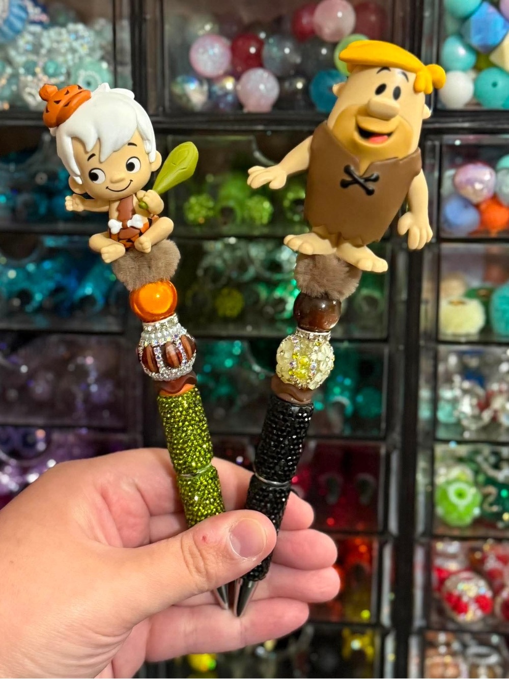 The Flintstones Character Beaded Pens - Picture 2 of 2